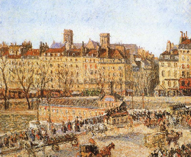 Camille Pissarro Bank on the afternoon of China oil painting art